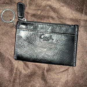 Coach small keychain wallet